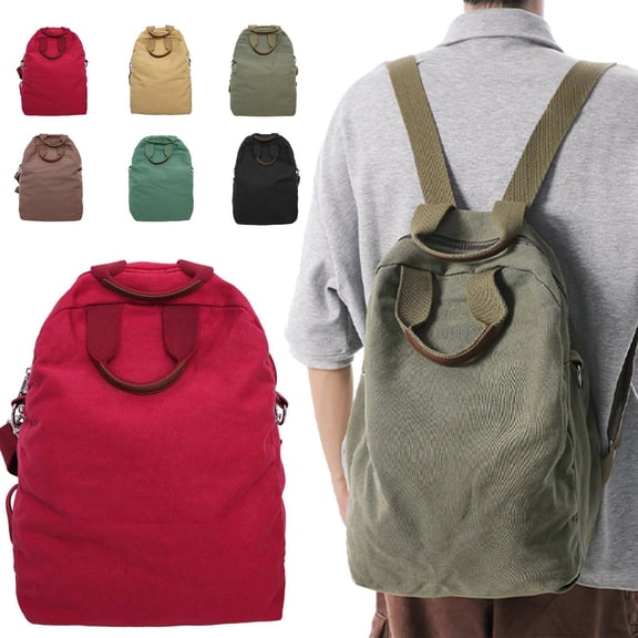 HonestMatter Grunge Hippie Boho Backpack, Classic Travel Rucksack, Aesthetic Laptop Backpack, Lightweight Street Knapsack, Versatile Silhouette, Short Excursions, Red