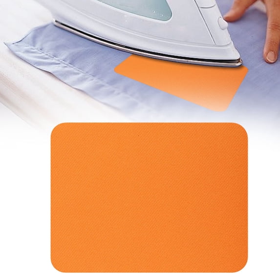 HonestMatter Iron On Patches, Patches for Clothes with Strong Adhesive, Jean Patches for Ripped Jeans and Jackets, Denim Repair Mending Kit, Orange