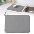 thumbnail image 1 of HonestMatter Kitchen Drying Mat, Dish Drying Mats for Kitchen Counter with Microfiber, Coffee Mat Absorbent for Dishes and Coffee Machine, Grey, 1 of 7