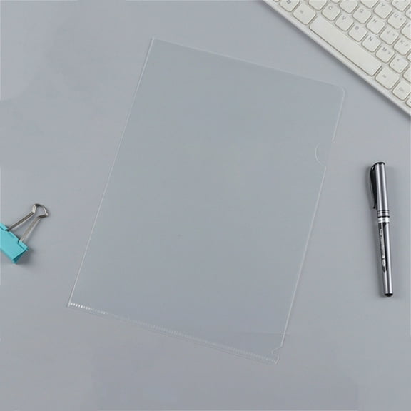 HonestMatter L Type Plastic Folder, Project Pockets, Transparent Document Folder, Durable Protection, Office Professionals, A4 Type A