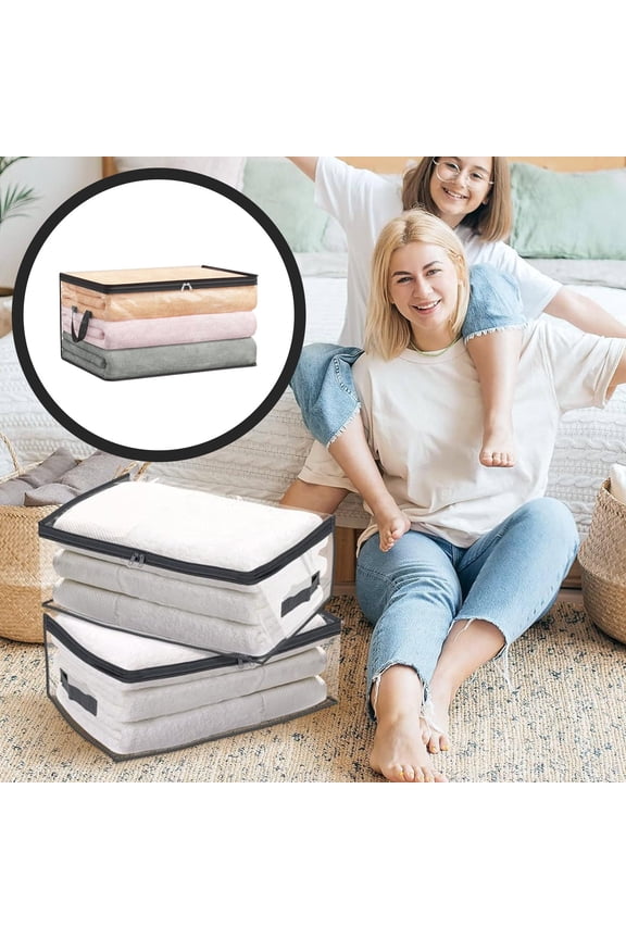 Moving Bags, Heavy Duty Storage Bags with Clear Window, Extra Large Packing Bags for Moving Travel Attic Camping, Clear