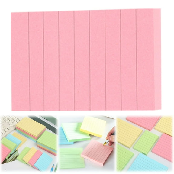 HonestMatter Multicolor Study Cards, Mini Pocket Notecards, Colored Index Cards, Ruled Lines for Tidy Writing, Compact Portable, 2x3 Inch red