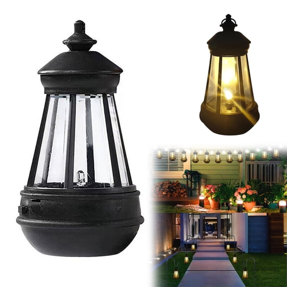 HonestMatter Outdoor Solar Lights, Solar String Lights Outdoor Waterproof, Hanging Garden Lights with Hook, Energy Efficient for Lawn and Patio