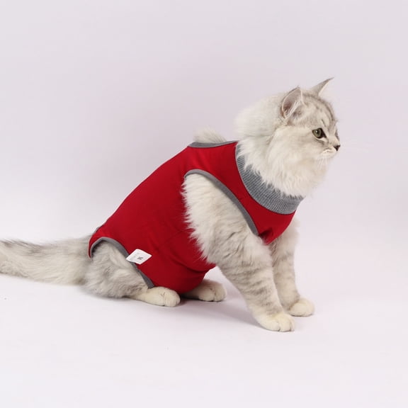 HonestMatter Pet Surgical Recovery Vest - Anti Licking Postoperative Suit for Dogs Cats, Soft Breathable, Easy Closure, Alternative to Cone for Protection