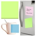 thumbnail image 1 of HonestMatter Post It Notes 3x3, Super Sticky Tearable Sticky Notes Pad, Bright Fluorescent Office Supplies for Desk and Notebook, 100 Sheets, Neon Green, 1 of 5