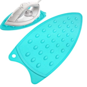 HonestMatter Silicone Iron Rest Pad Ironing Board Heat Protector Heat Resistant Iron Mat Sturdy Protective Pad for Home Dorm and Hotel 10.4x5.5 In