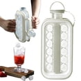 thumbnail image 1 of HonestMatter Sphere Ice Maker, Portable Ice Ball Mold with Leak-Proof Lid, Slow Melting Silicone Ice Ball Tray for Whiskey and Cocktails, Gray, 1 of 7