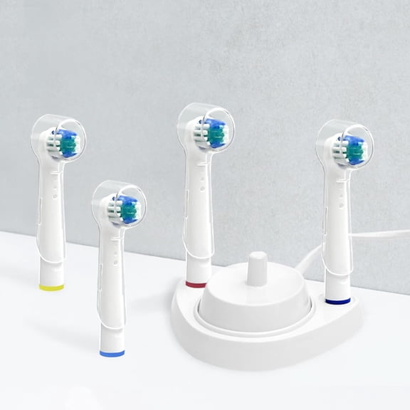 HonestMatter Toothbrush Head Cover, 4 Pack PC Transparent Electric Travel Protective Caps, Breathable Dust-Proof Brush Guard for Home and Toiletry Bag