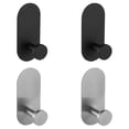 thumbnail image 1 of HonestMatter Towel Hooks, Adhesive Wall Hooks No Damage, Stainless Hooks for Hanging Towels and Robes, 4 Pack, 1 of 7
