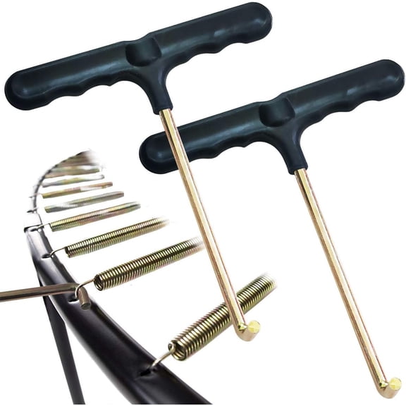 HonestMatter Trampoline Spring Tool, 4.53 Inch T-Hook Puller for Springs, Durable PP and Metal Spring Pull Hook for Assembly and Repair, Trampoline Accessories for Installation, 1 Pack