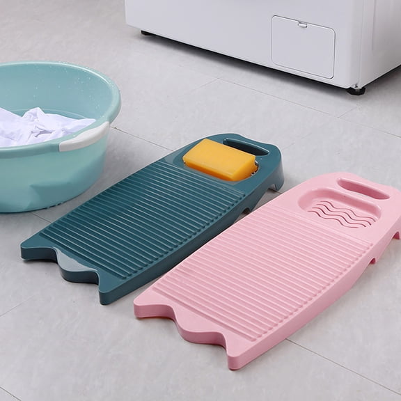 HonestMatter Washboard, Hand Washing Board With 3D Ribbed Design And Anti Slip Base, Plastic Laundry Board For Household Deep Cleaning