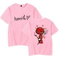 thumbnail image 1 of Honestav Merch T-shirts For Men And Women Fashion Round Neck Tops Long-sleeved Casual Tee,M,Pink, 1 of 2