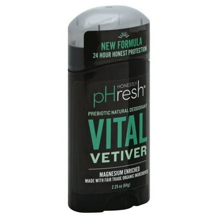 Honestly pHresh Vital Vetiver Deodorant Stick 2.25 oz