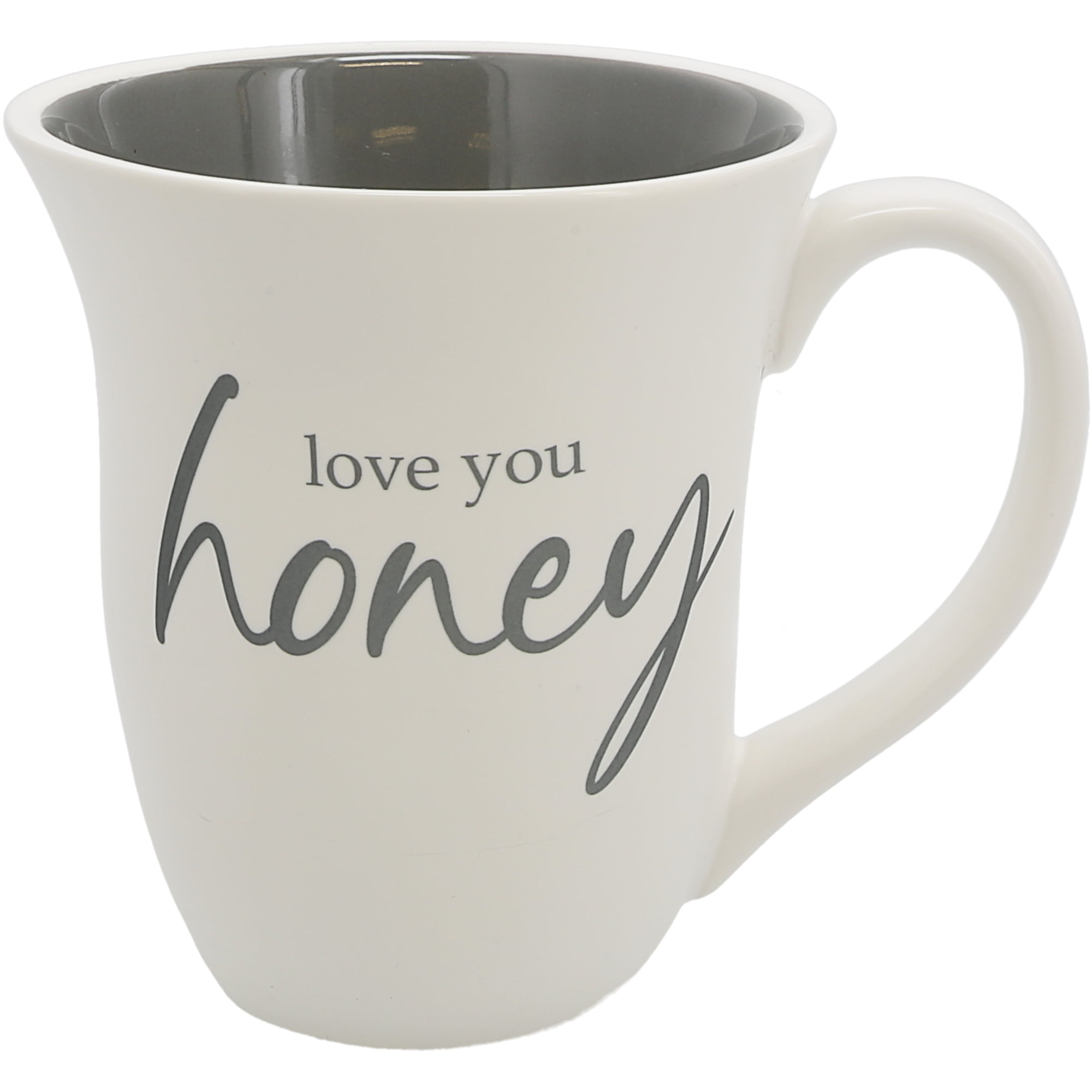 Love You Honey White Ceramic 16 oz Mug