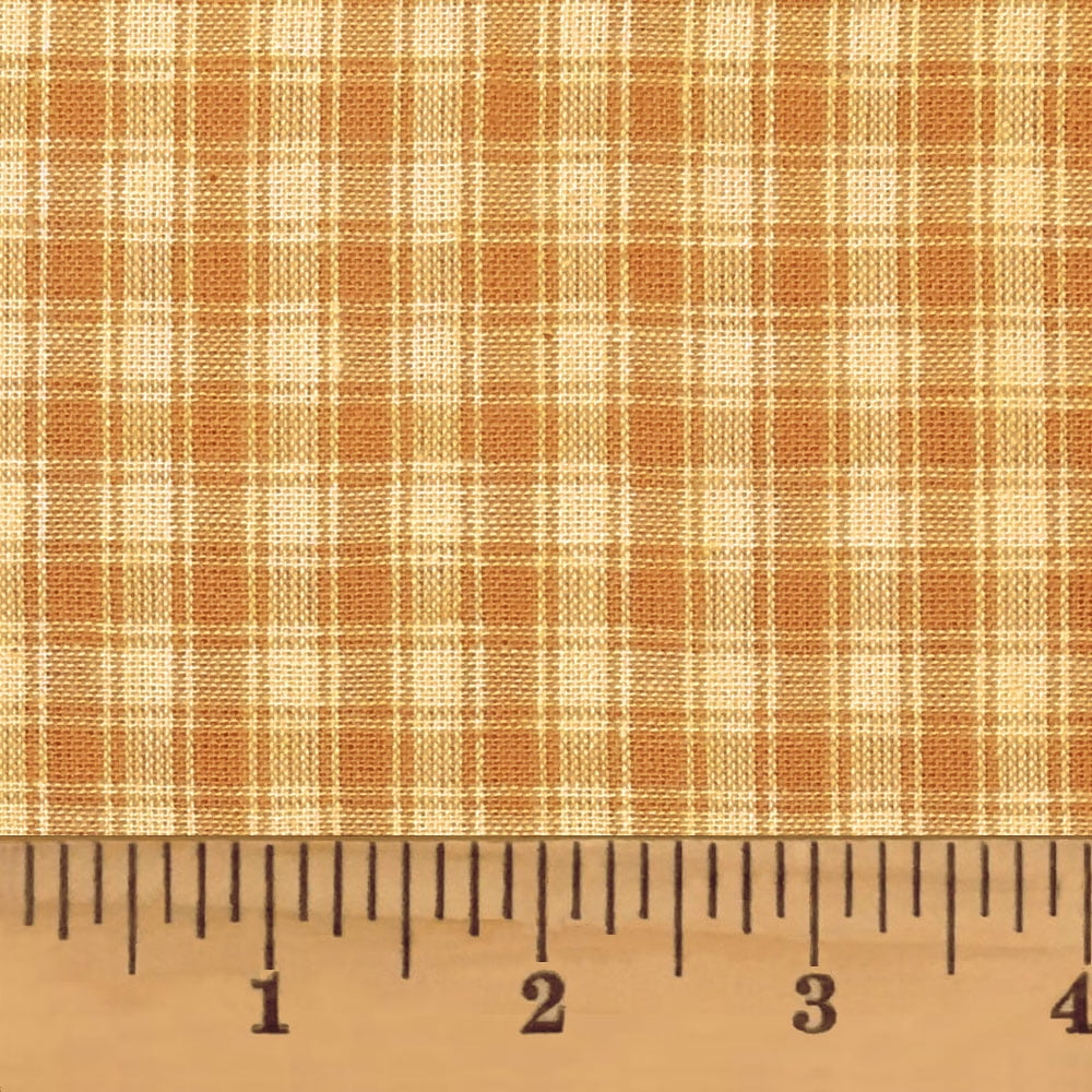 Honey 4 Gold Yellow Plaid Homespun Cotton Fabric - Sold by the Yard