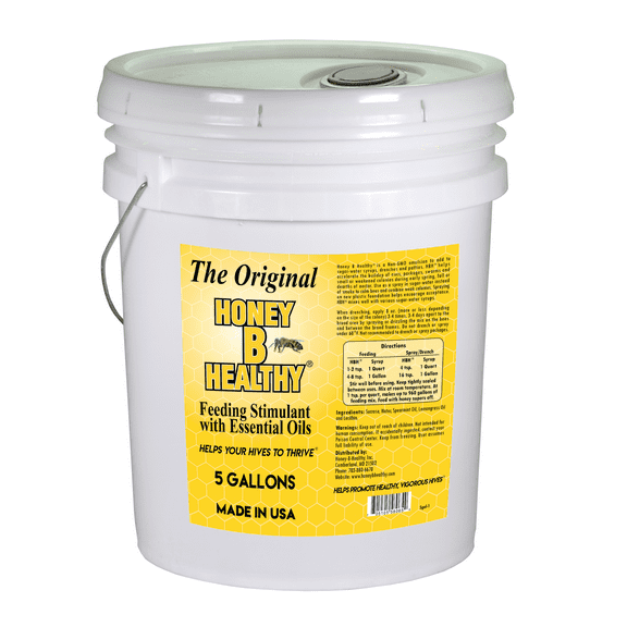 Honey B Healthy Original 5 Gallon, Feeding Stimulant with Essential Oils
