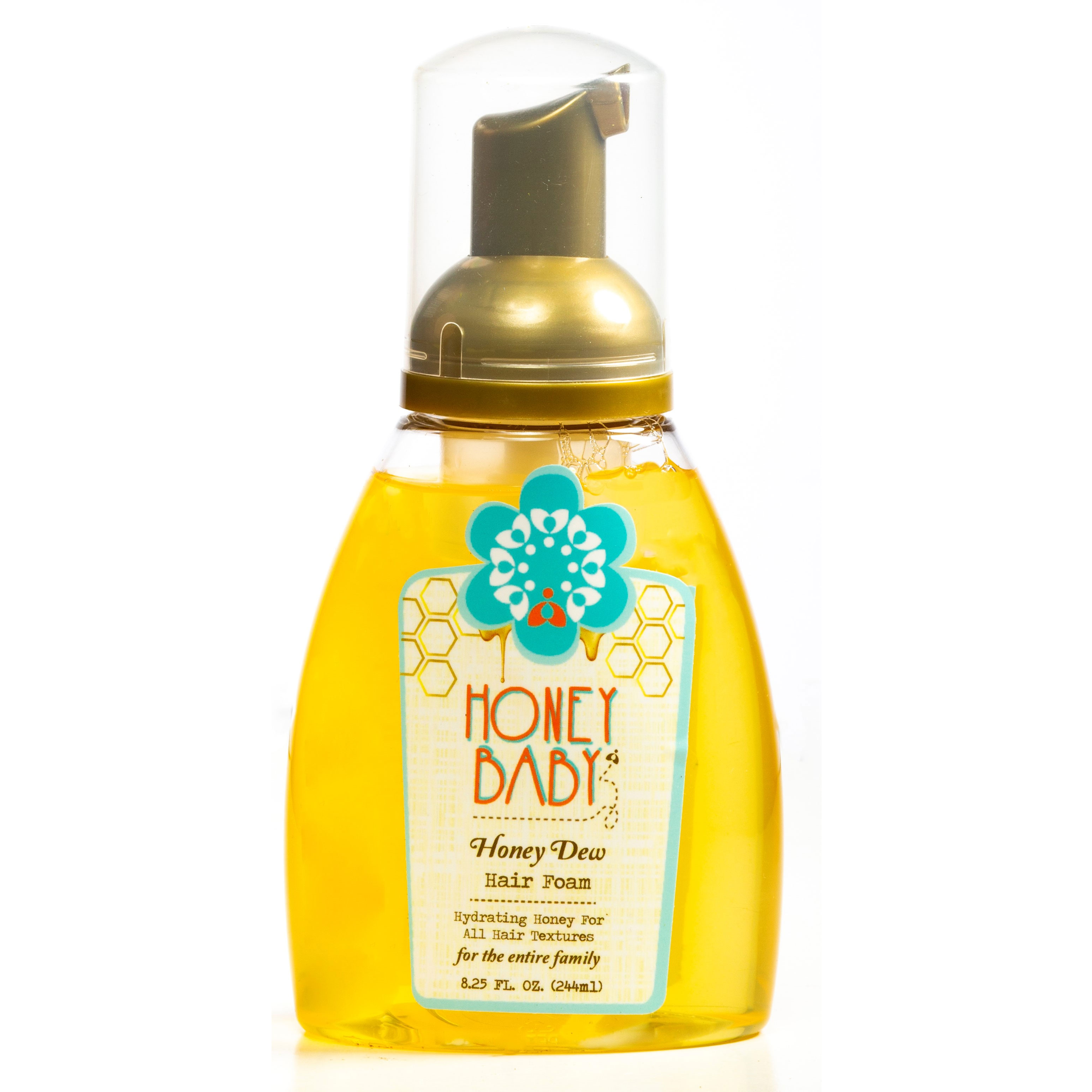 Honey Baby Honey Dew Hair Foam Styling Mousse 8.25 Oz.