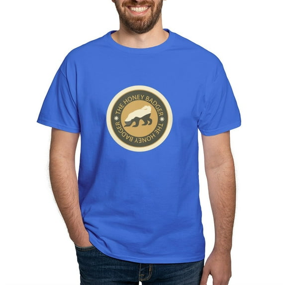 CafePress - Honey Badger Dark T Shirt - Men's Classic Graphic Cotton T-Shirt
