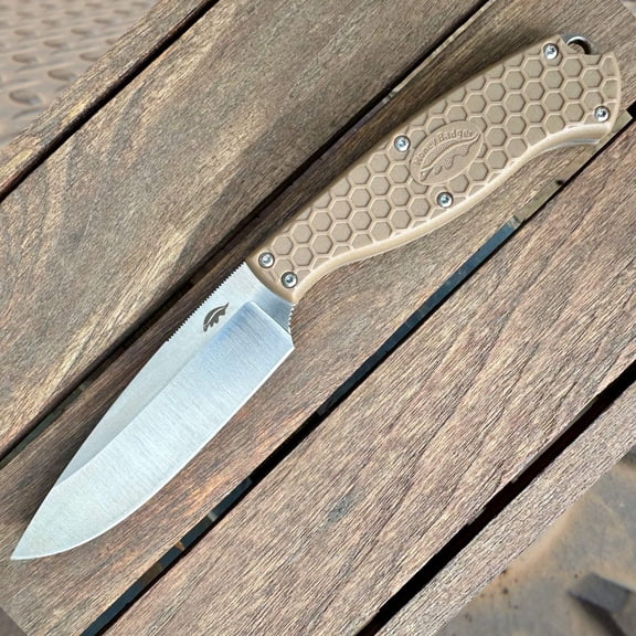 Honey Badger Knives Outfitter Fixed Blade Knife with Kydex Sheath