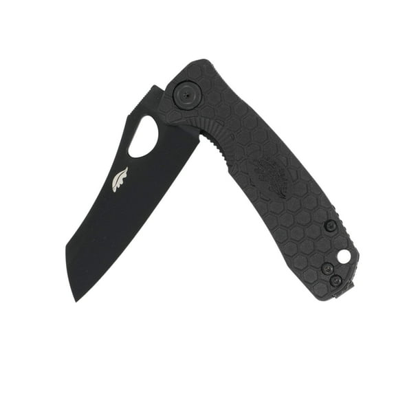 Honey Badger Knives Small Wharncleaver Knife - 8Cr13MoV Steel - Black Blade