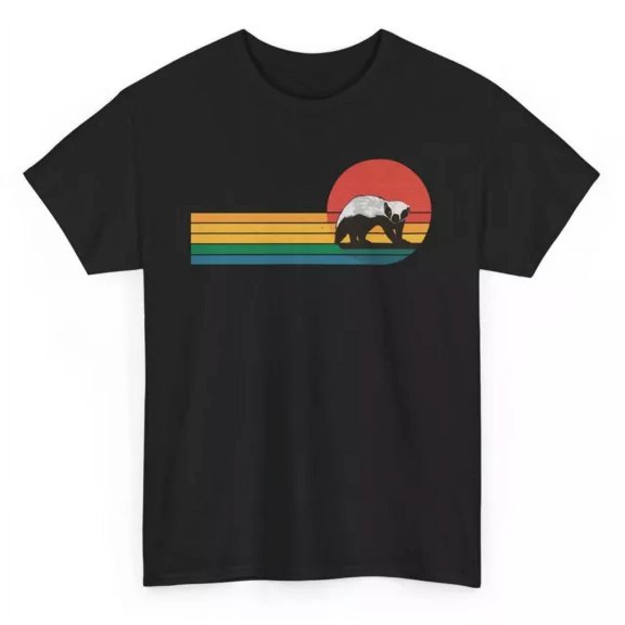 Honey Badger T-Shirt - Zookeeper Wild Animals Graphic Tee Unisex S-5XL Hot Trending Shirt, Vintage Birthday Gift