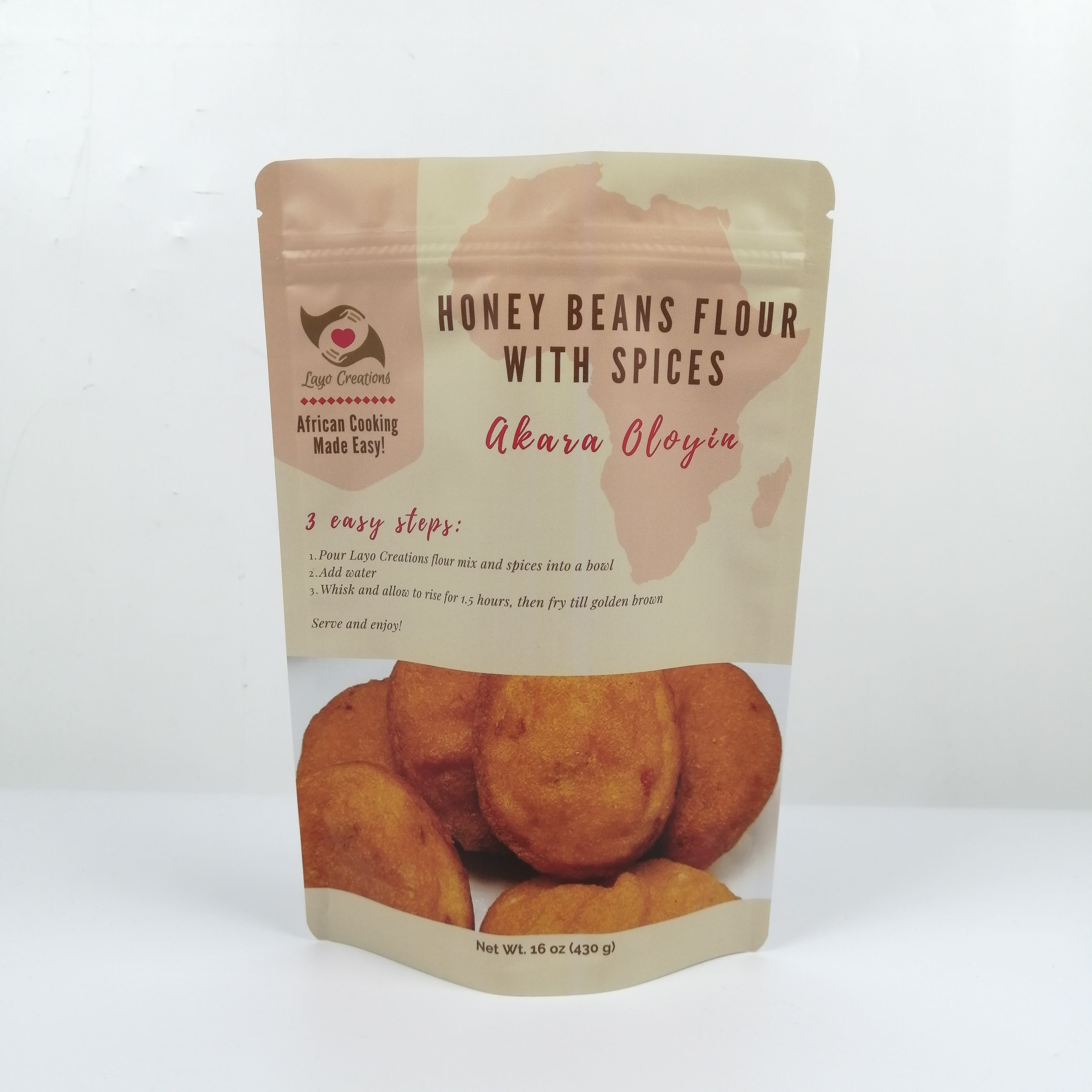 Honey Beans Flour with Spices (Akara Oloyin)/Beans Flour/Honey Beans