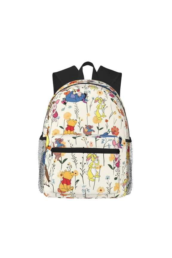 Honey Bear Art Backpack for Men and Women, Vivid Graphic Laptop Bag and Outdoor Travel Daypack