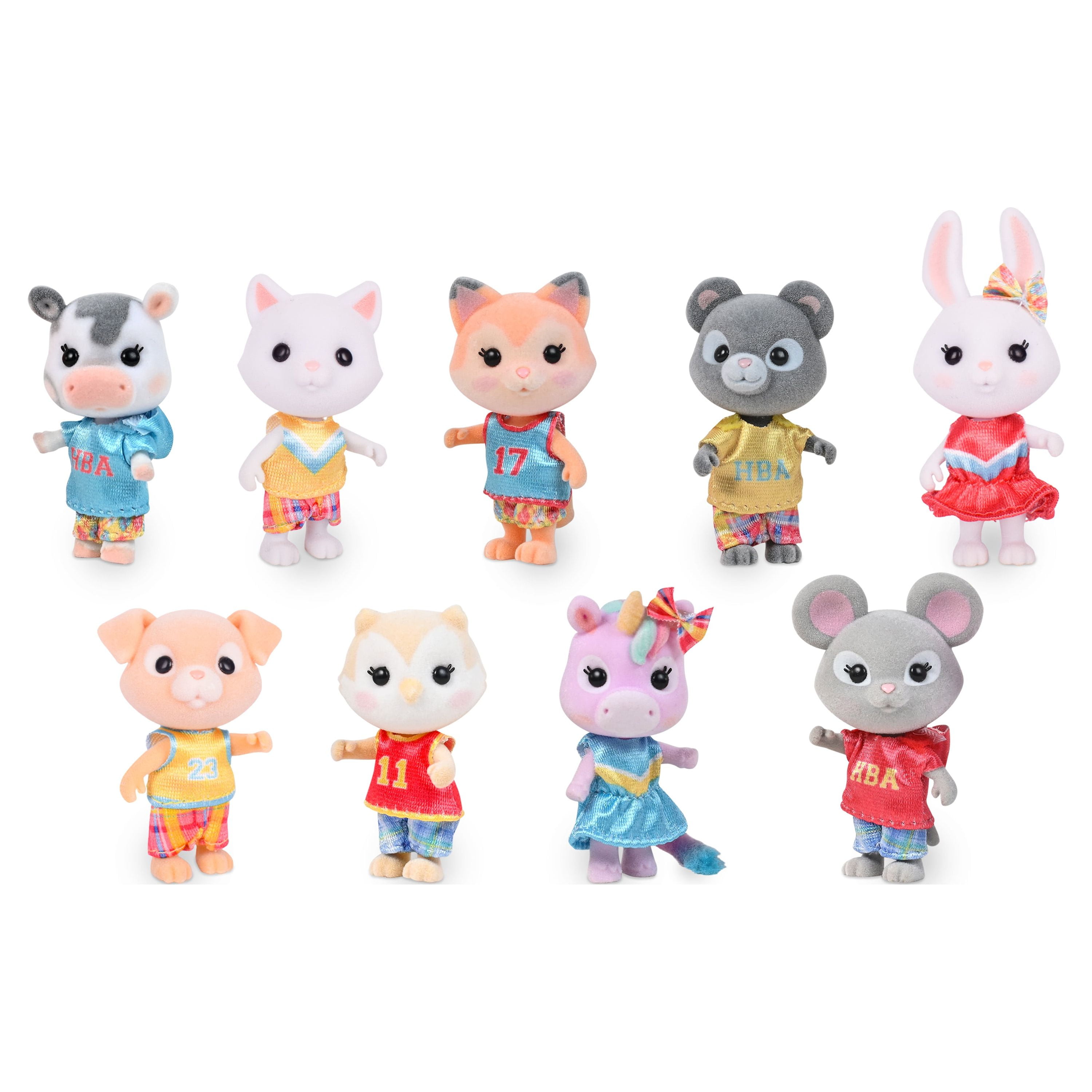 Honey Bee Acres Back to School Pals, 9 Miniature Doll Figures, Ages 3 and Up