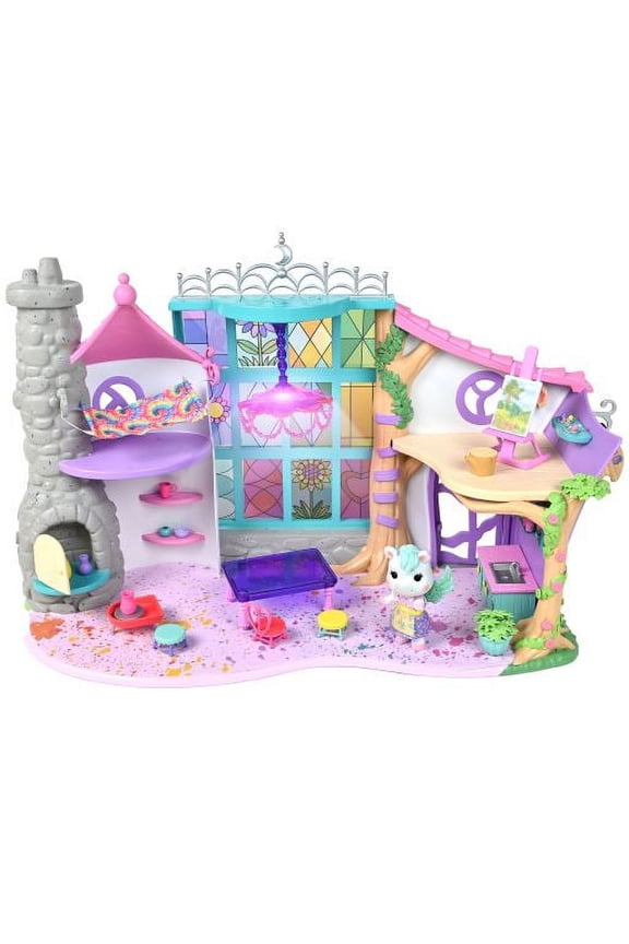 - Rainbow Ridge Collection, Sunburst Art Studio, Complete Set with Mini Doll Figure, over 50 Pieces, Ages 3 and Up