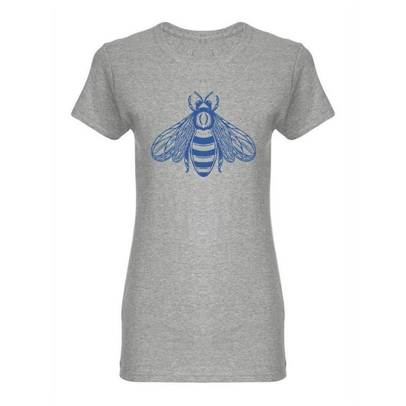 Honey Bee Art. T-Shirt Women -Image by Shutterstock, Female 3X-Large