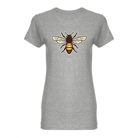 Honey Bee Colored Design Shaped Tee Women's -Image by Shutterstock