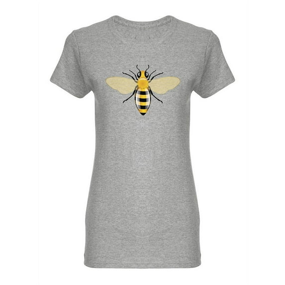 Honey Bee Cute Design Shaped T-Shirt Women -Image by Shutterstock, Female Large