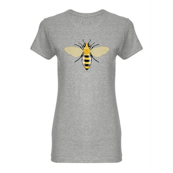 Honey Bee Cute Design Shaped T-Shirt Women -Image by Shutterstock, Female x-Large