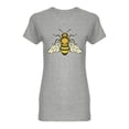 thumbnail image 1 of Honey Bee  Design Shaped T-Shirt Women -Image by Shutterstock, Female Medium, 1 of 2