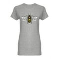 thumbnail image 1 of Honey Bee Engraving T-Shirt Women -Image by Shutterstock, Female Medium, 1 of 2
