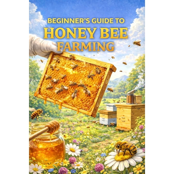 Honey Bee Farming for Beginners & Experienced: Complete Beekeeping Guide to Hive Management, Disease Control, Honey , (Paperback)