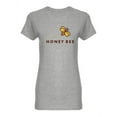 thumbnail image 1 of Honey Bee  Graphic  Shaped T-Shirt Women -Image by Shutterstock, Female Small, 1 of 2