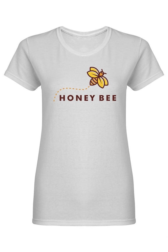 Honey Bee Graphic Shaped Tee Women's -Image by Shutterstock