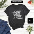 Honey Bee Graphic T-Shirt: Happy Kind Wild Humble Unisex Tee - Walmart.com