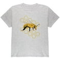 thumbnail image 1 of Honey Bee Honeycomb Outline Youth T Shirt, 1 of 1