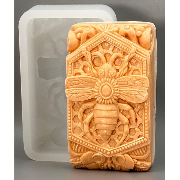 Honey Bee Silicone Mold for Soap Wax Resin Clay Making