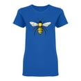 thumbnail image 1 of Honey Bee Vintage  Drawing Shaped T-Shirt Women -Image by Shutterstock, Female x-Large, 1 of 2