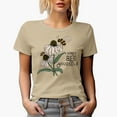 thumbnail image 1 of Honey Bee Yourself with Bees & Daisies Art Merch Gift, Tan T-Shirt, Small, 1 of 5