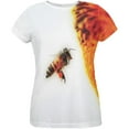 thumbnail image 1 of Honey Bee in Flight All Over Womens T-Shirt - 2X-Large, 1 of 2
