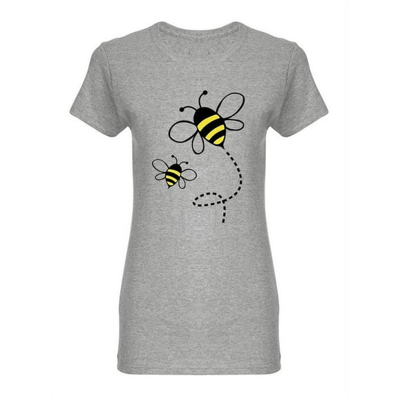 Honey Bees Flying T-Shirt Women -Image by Shutterstock, Female 3X-Large