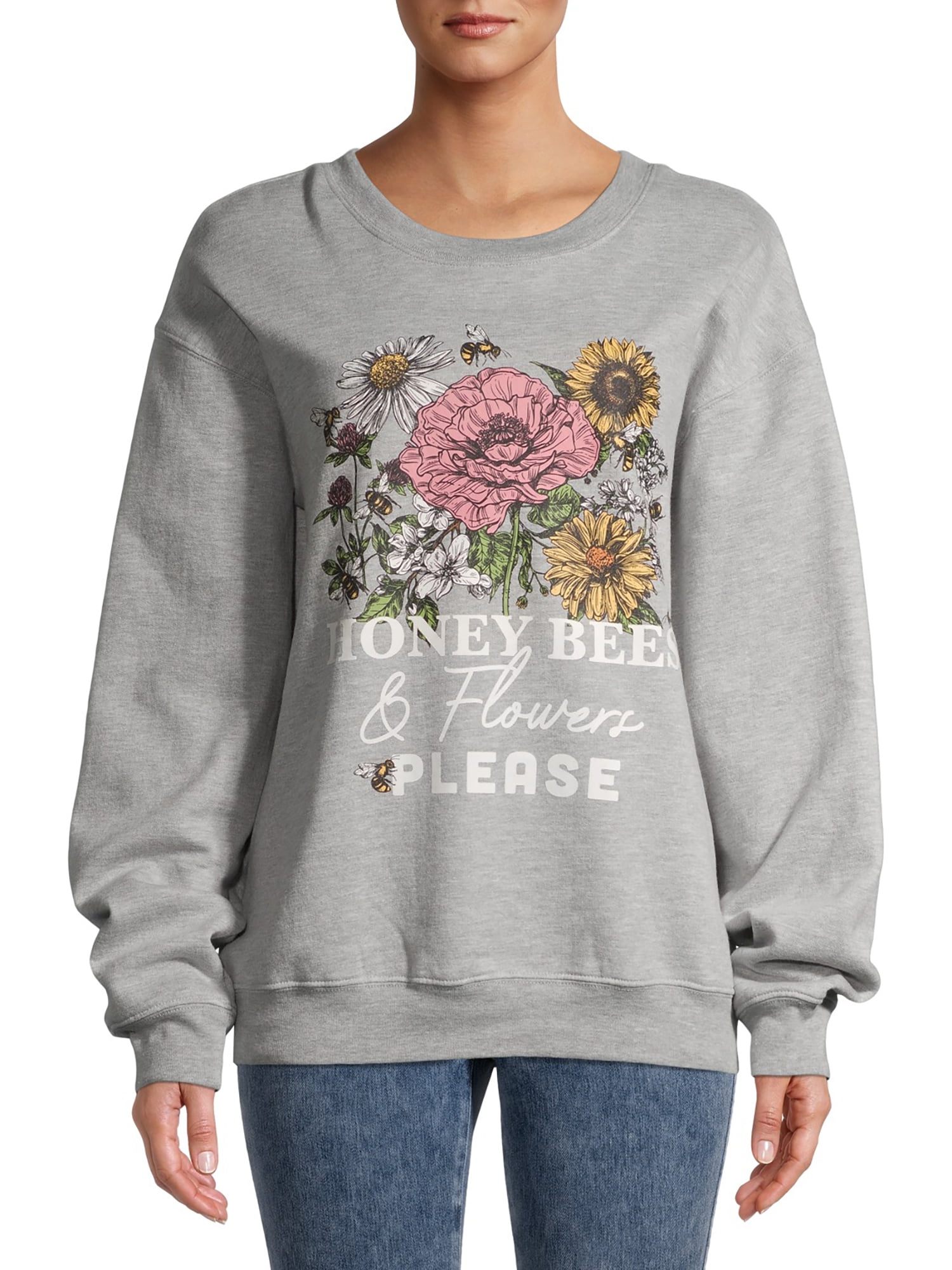 【GRAVER】24SS★ Honeybee Center Logo Sweatshirt UNISEX]Honey Bee Center Logo Sweatshirt - GRAVER | 60
