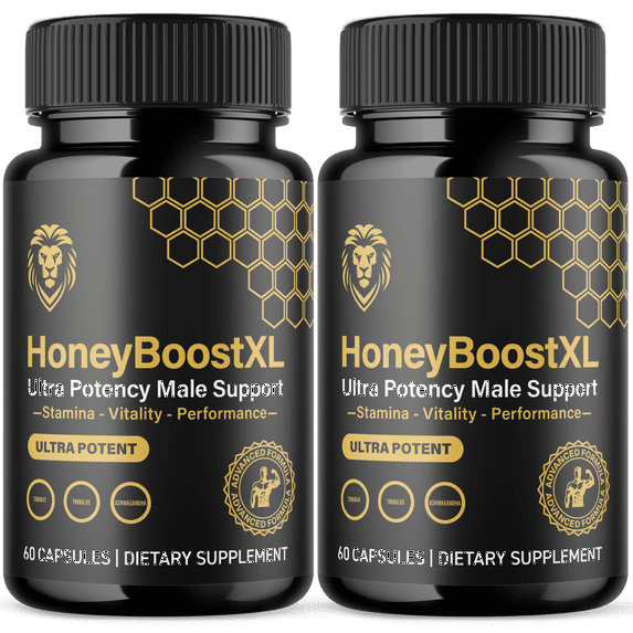 Honey Boost XL Advanced Formula Pills All Natural Vitamin Supplement 120 Capsules