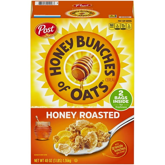 Honey Bunches of Oats Honey Roasted, 48 oz.