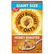 Honey Bunches of Oats Honey Roasted, Heart Healthy, Low Fat, made with Whole Grain Cereal, 23 Ounce