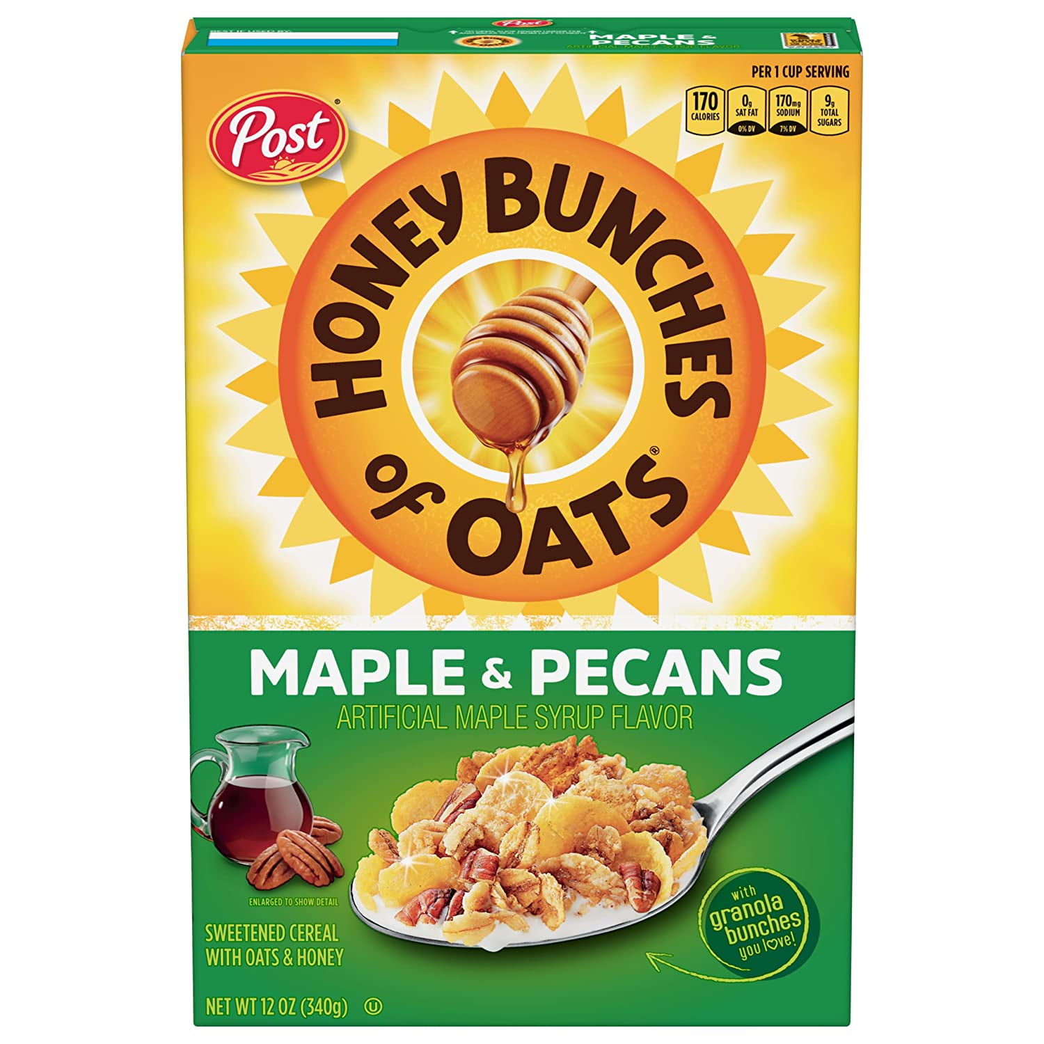 Honey Bunches of Oats Maple Pecan, 12 Ounce Box